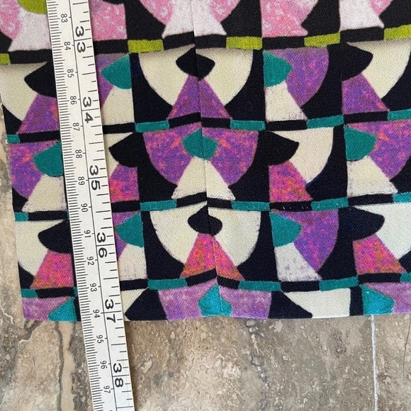 ETRO PANTS GEOMETRIC DESIGN SZ 38 - Picture 7 of 11